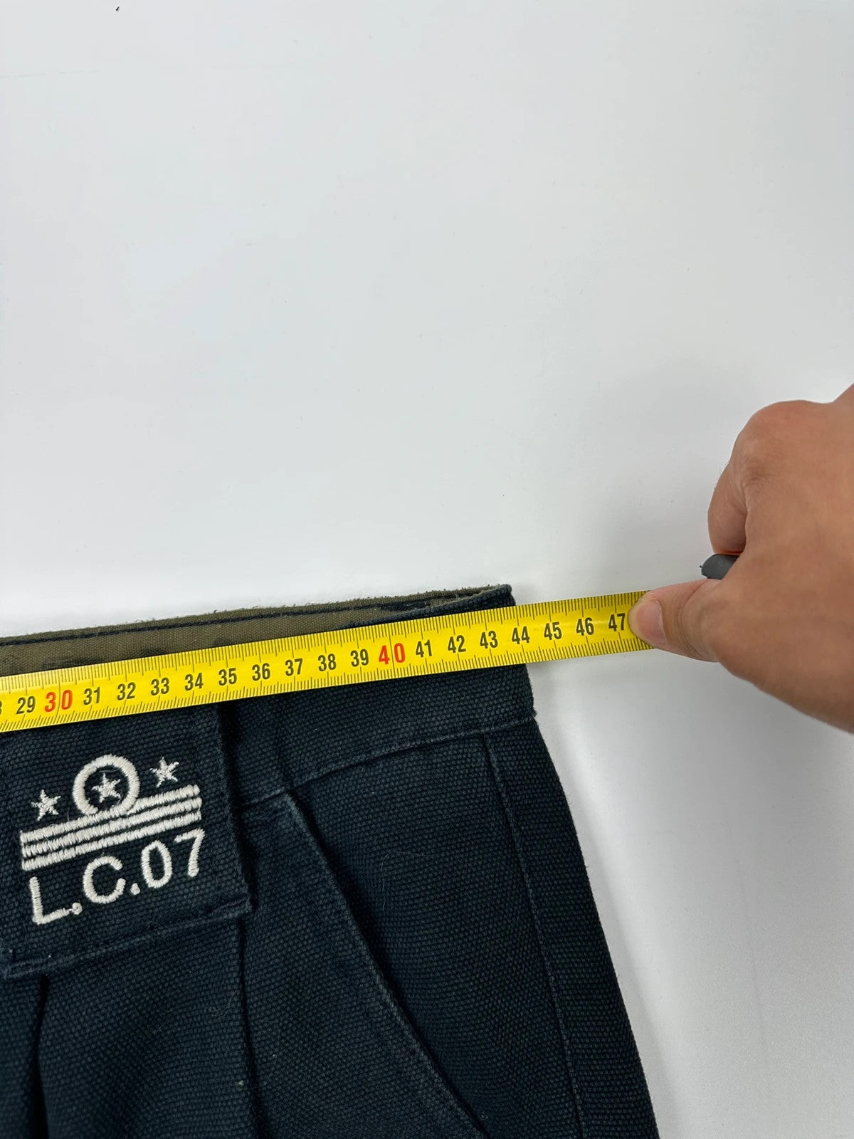 Dolce Gabbana FW2006 Heavy Thick Cargo Zip Navy Pants