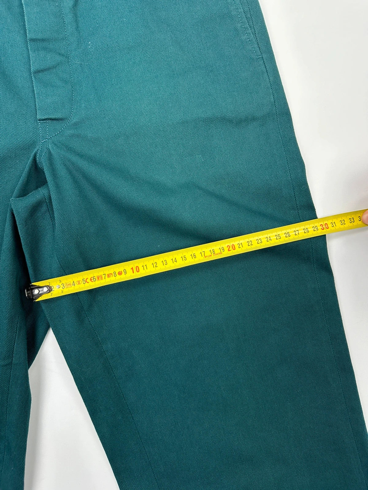 Prada Milano FW2016 Emerald Belt Cotons Crop Pants