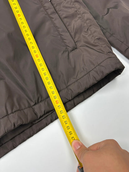 Prada Sport FW2006 Brown Padded Nylon Hooded Jacket