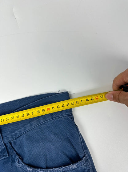 Dolce & Gabbana 00’s Repair French Blue WorkWear Denim Pants