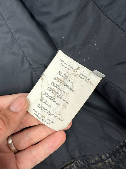 Prada Milano FW2006 Metal Chains Faded Denim Crop Jacket