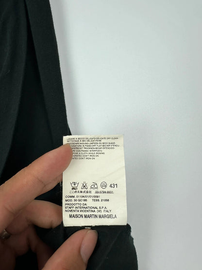 Maison Martin Margiela SS09 Line 10 Black Scarf Pocket Tee Shirt