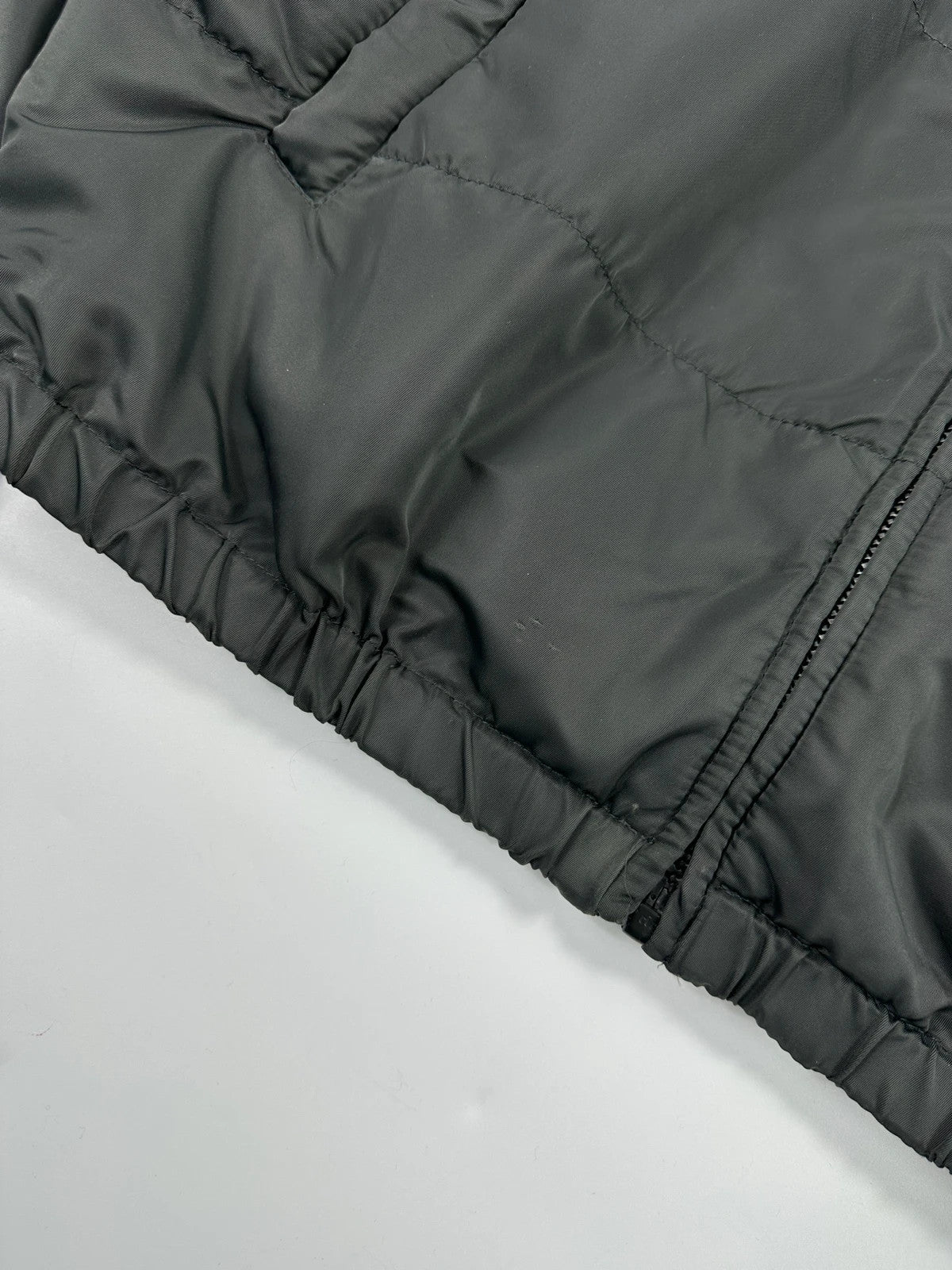 Miu Miu FW2007 Dark Khaki Padded Nylon Bomber Jacket