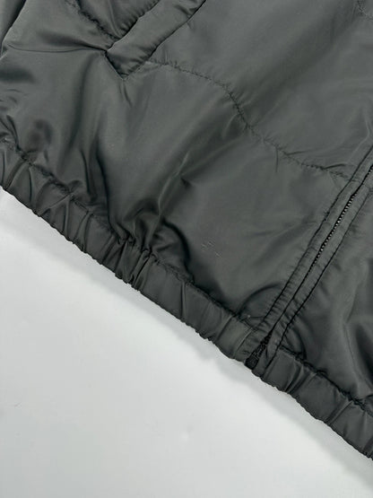 Miu Miu FW2007 Dark Khaki Padded Nylon Bomber Jacket