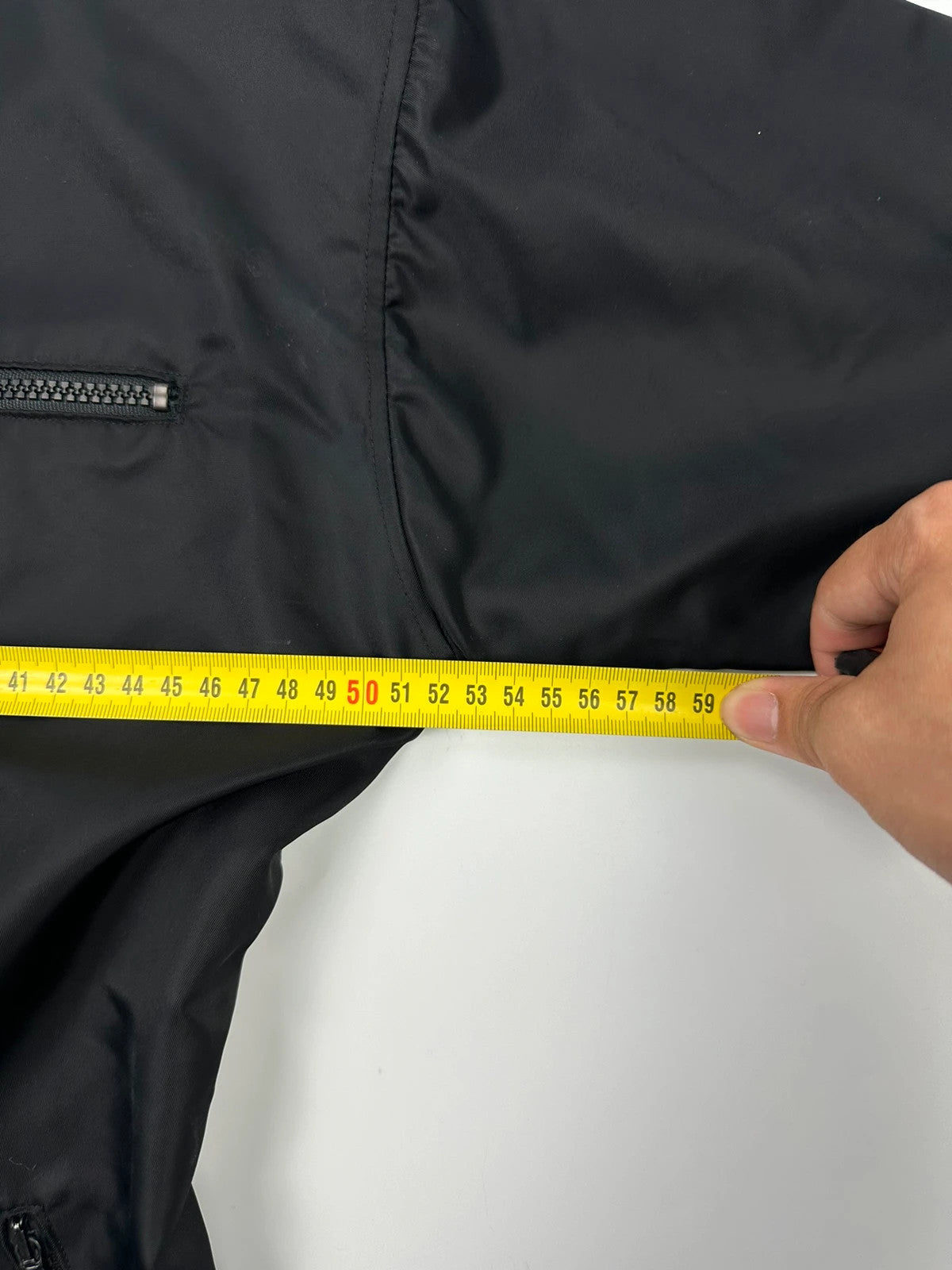 Marithé + François Girbaud 90’s Nylon Crop Black Jacket