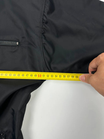 Marithé + François Girbaud 90’s Nylon Crop Black Jacket