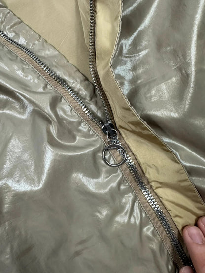 Gucci 00s Gold Cream Light Shiny Nylon Jacket