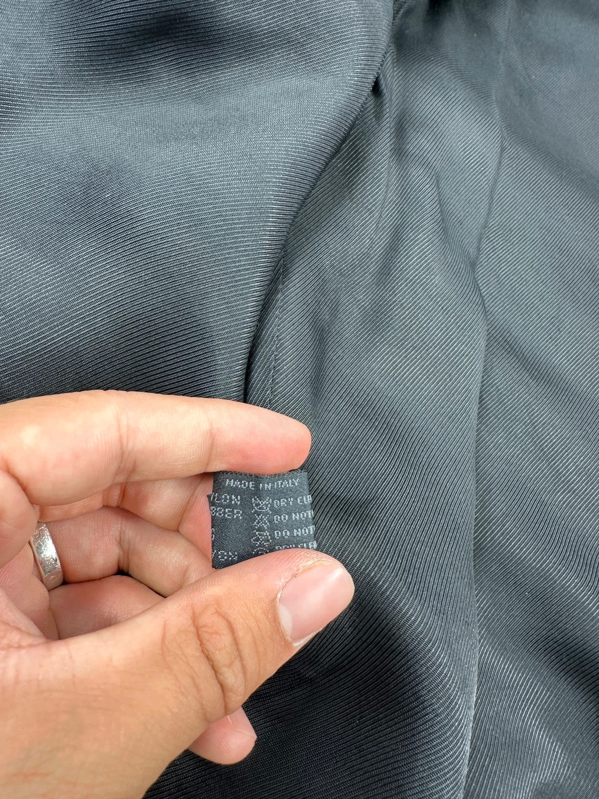 Prada Milano FW1997 Black Nylon Harrington Bomber Jacket