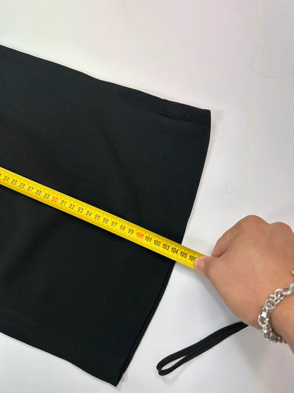 Jean Paul Gautier Femme Black Rayon Light Wide Legs Dress Pants