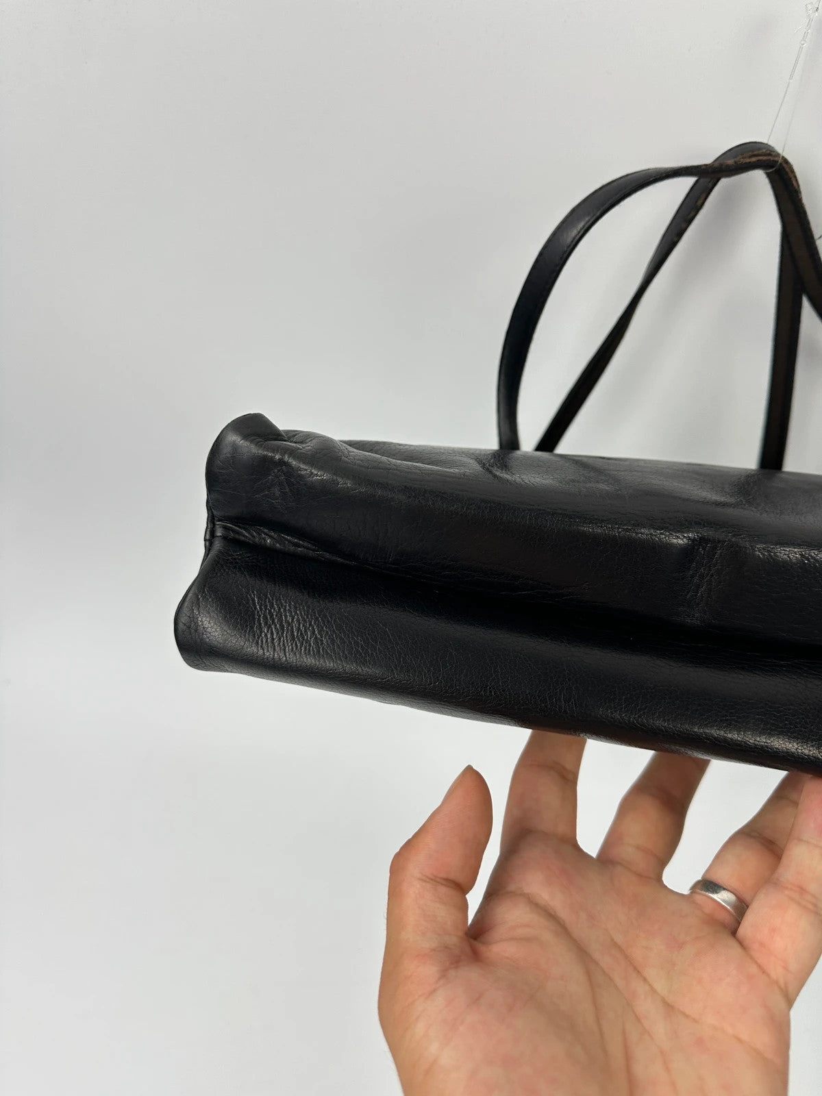 Miu Miu 90’s Black Leather ShoulderBag Rectangular