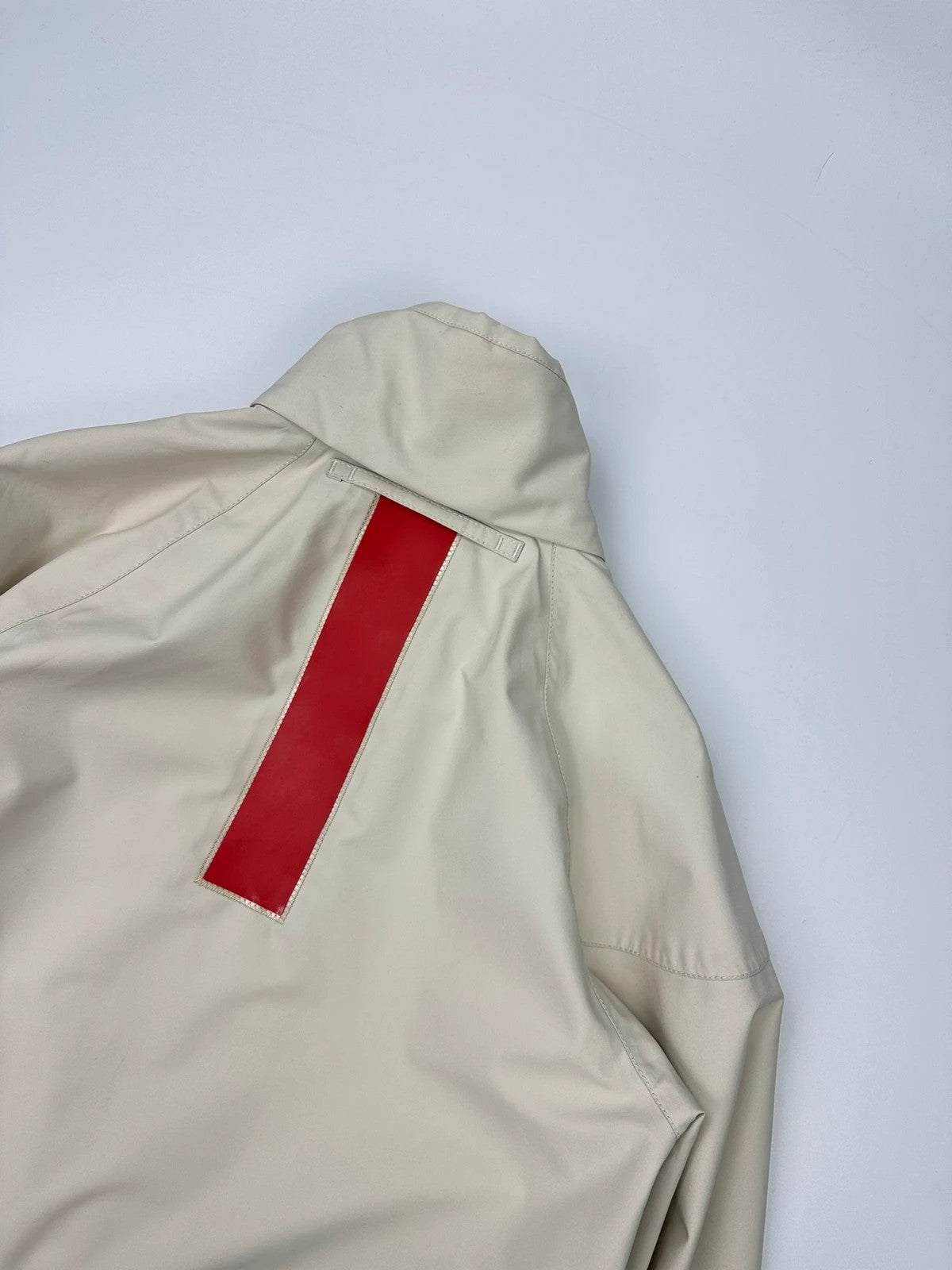 Prada Sport FW2000 White Sailing Rain Jacket Gore-TexTapped Seam