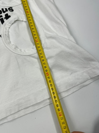 Comme Des Garçons AD2014 Holes White Tee