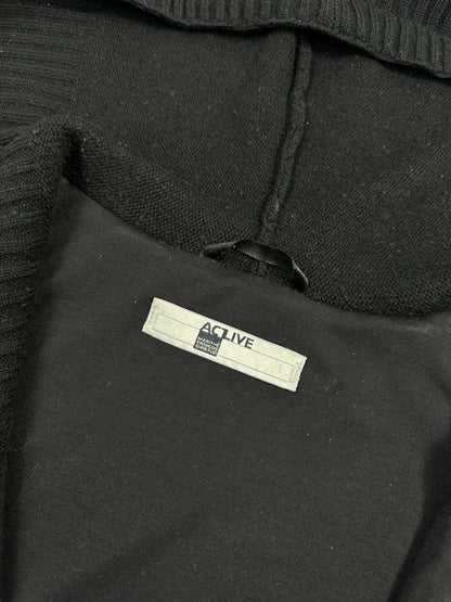 Marithé + François Girbaud 00’s Black Tech Hooded Jacket