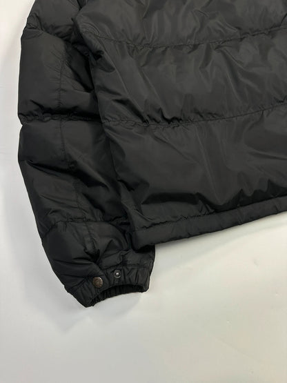 Prada Sport FW2008 Black Nylon Down Hooded Puffer Jacket
