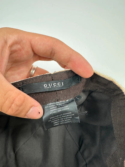 Gucci 00’s GG Monogram Pink Beige Baseball Cap