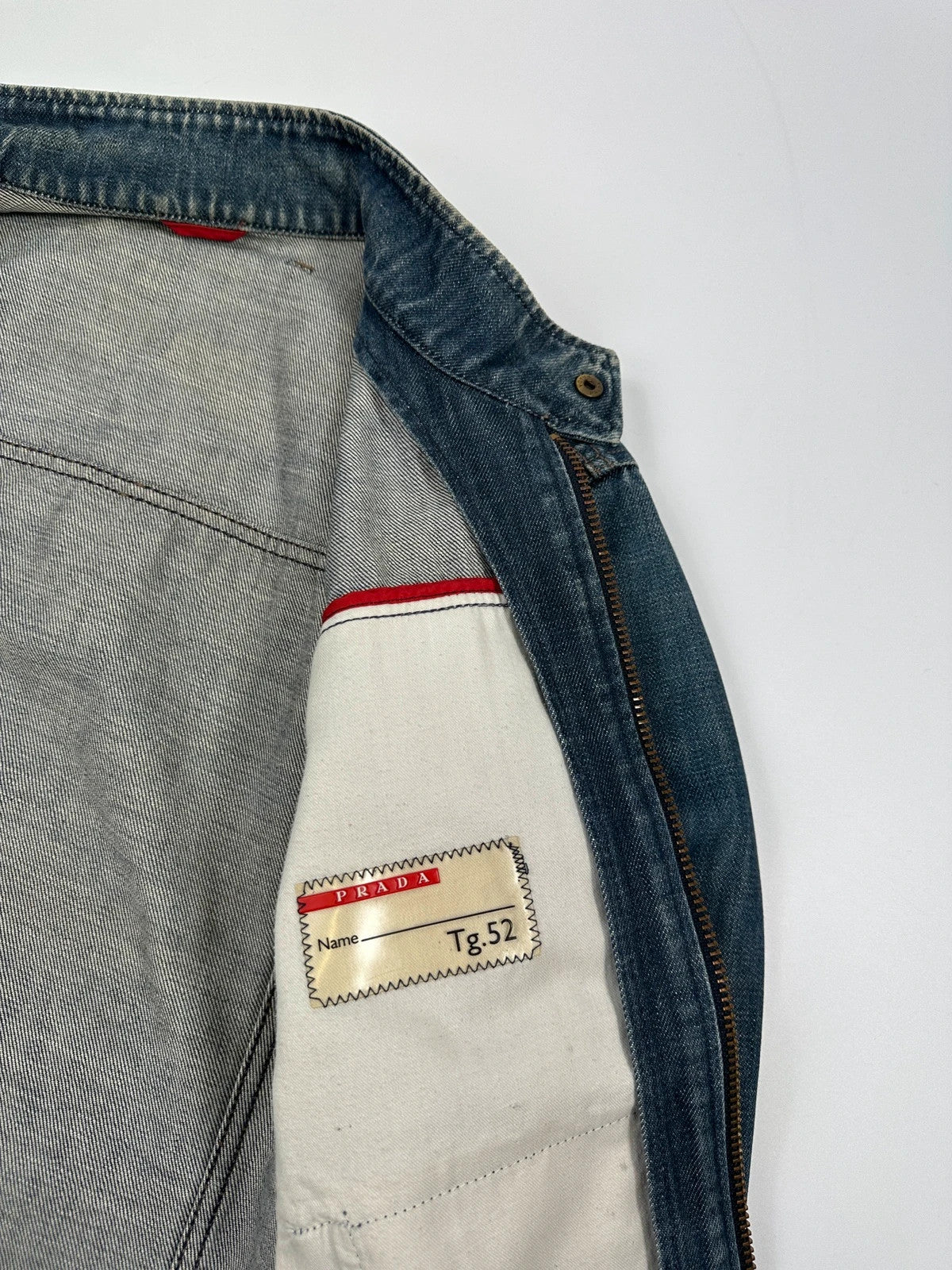 Prada Sport SS2004 Bleu Denim Jacket