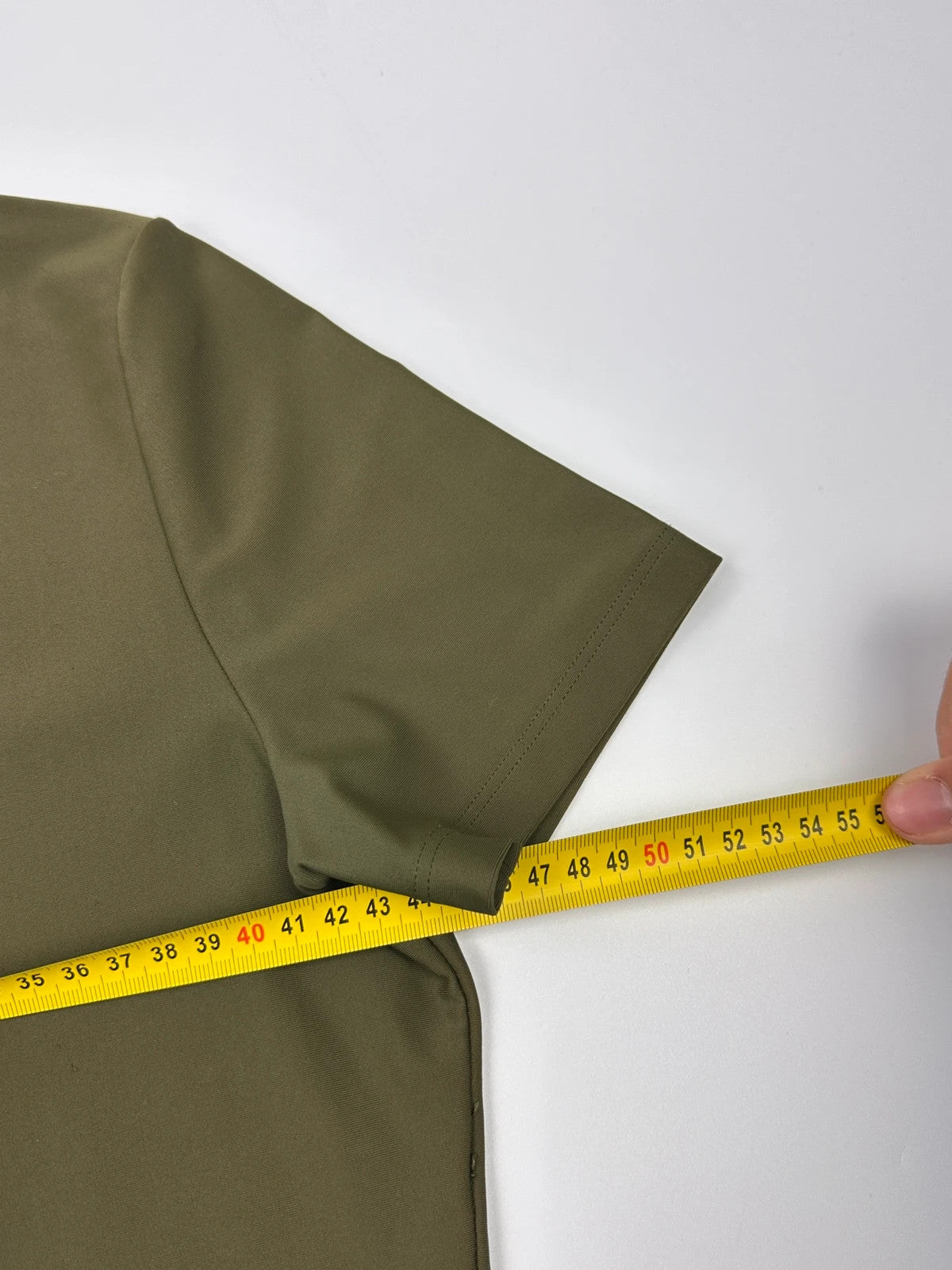 Prada Sport SS2006 Khaki Green Sporty Fitted Tee Nylon & Silk