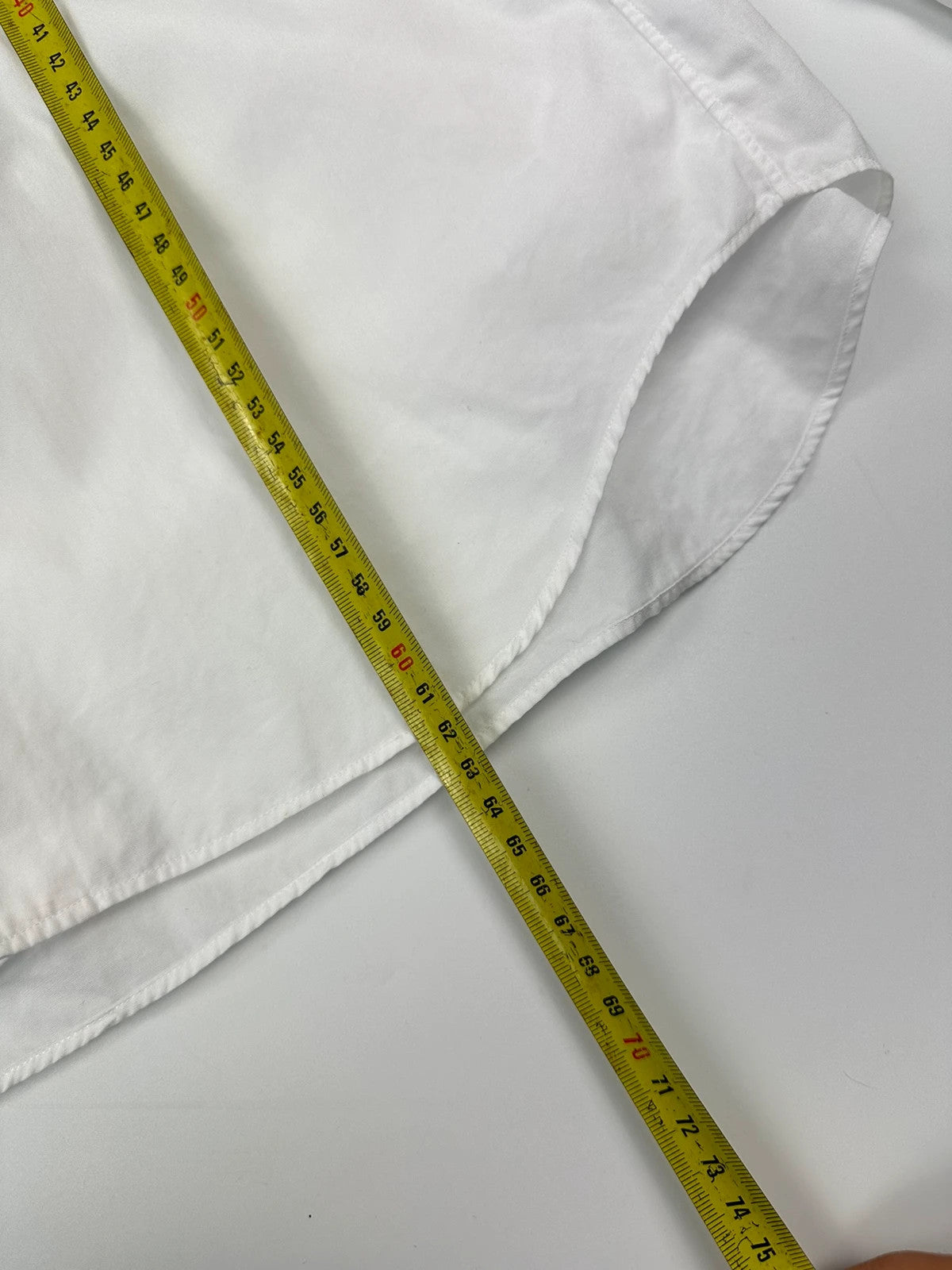 Comme Des Garçons 00’s White Cotton Simple  Dress Shirt