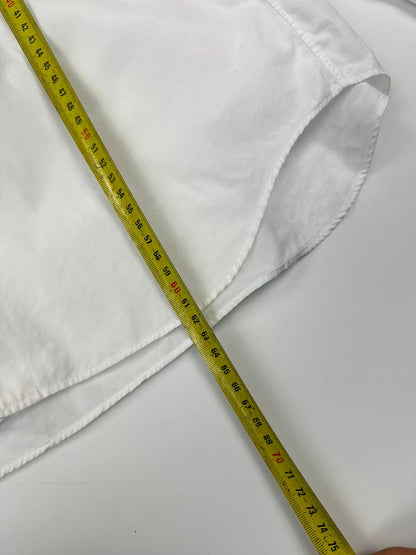 Comme Des Garçons 00’s White Cotton Simple  Dress Shirt