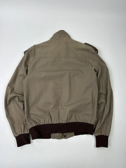 Dolce & Gabbana 00’s Cotton Khaki Army Bomber Jacket