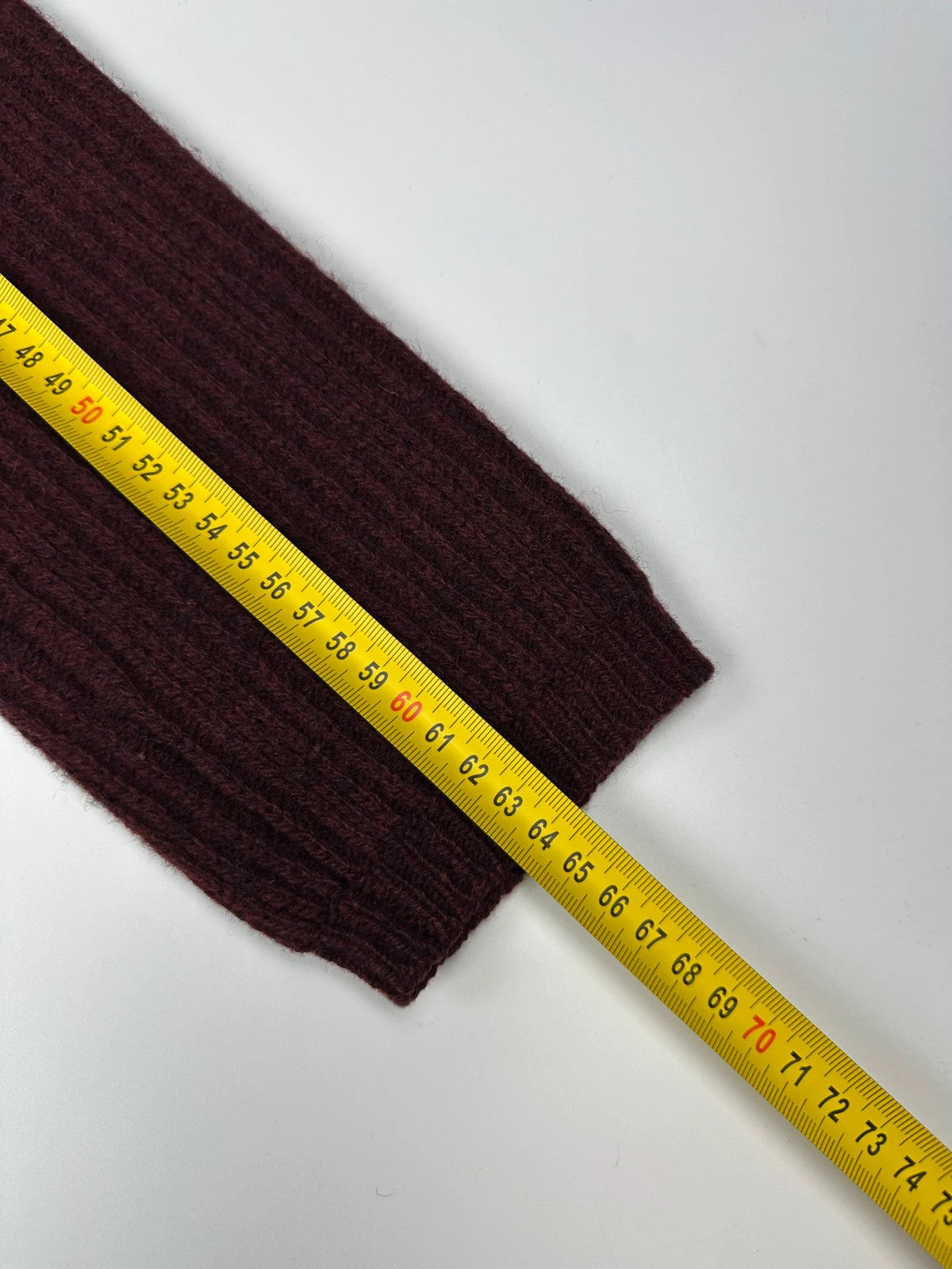 Prada Sport FW2008 Burgundy Wool Knit Sweater