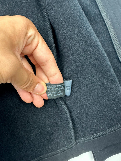 Prada Sport FW1999 Nylon Fleece Black Zip Up