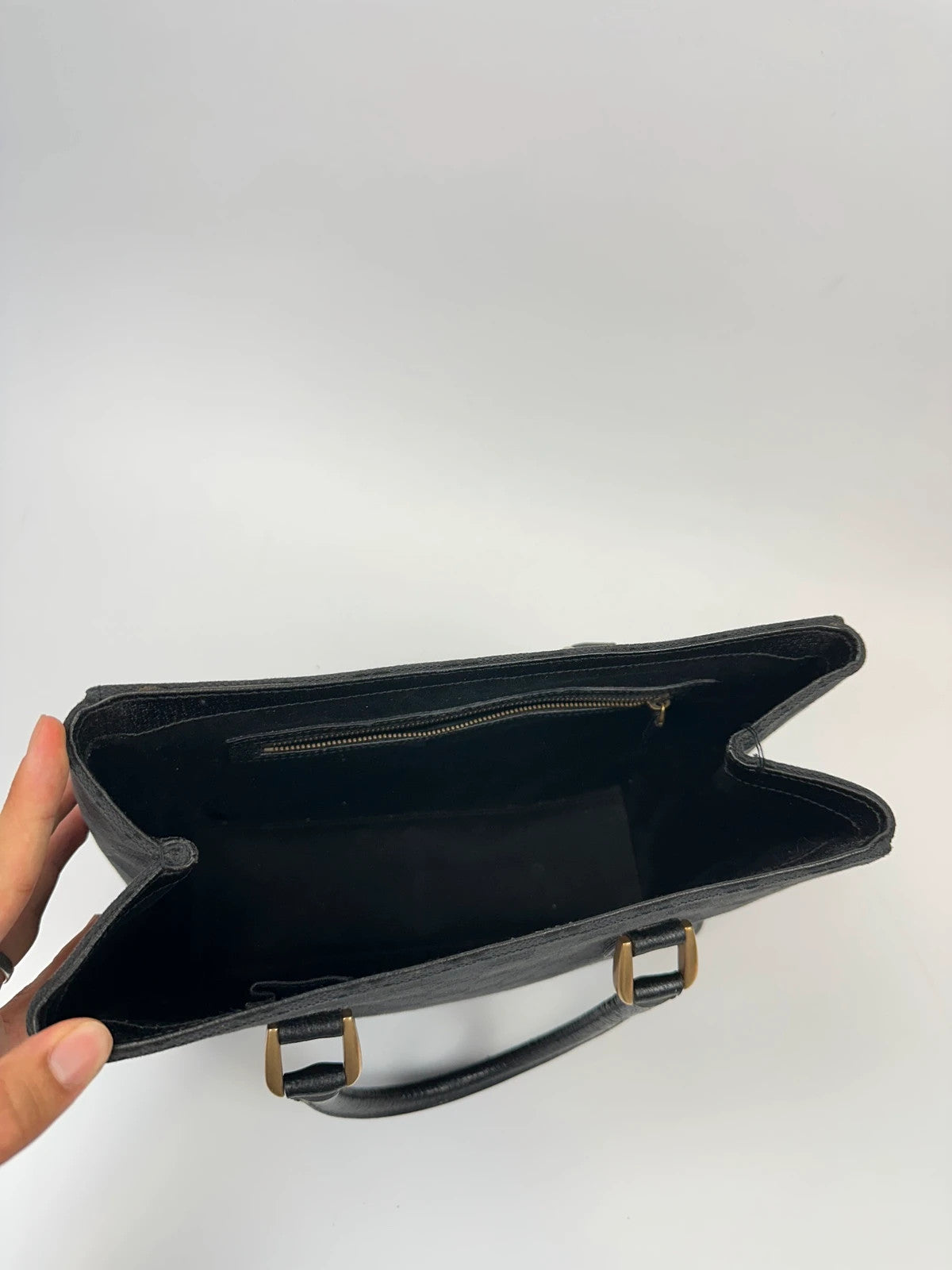 Gucci By Tom Ford Black GG Monogram Leather Handbag