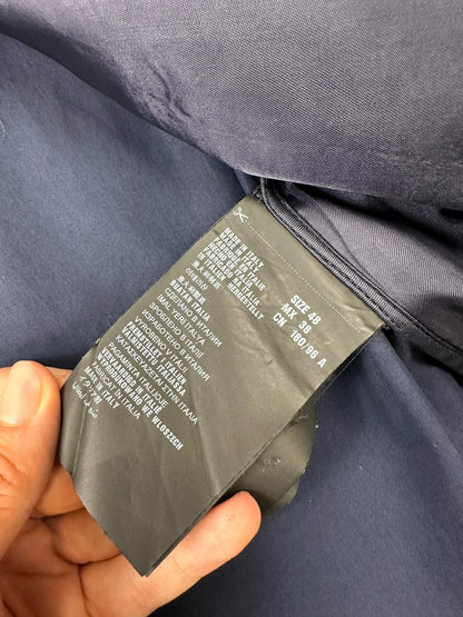 Prada Milano 00’s Navy Blue Cotton Harrington Jacket