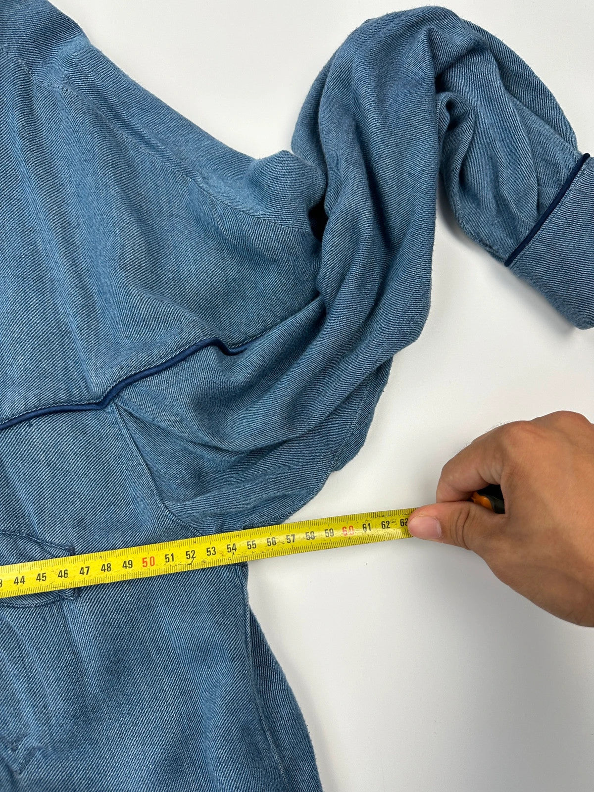 Marithé + François Girbaud 90’s Blue Oversized Shirt