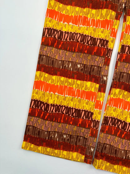 JPG 00’s Shirt Denim Pants Set Monogram Orange Red