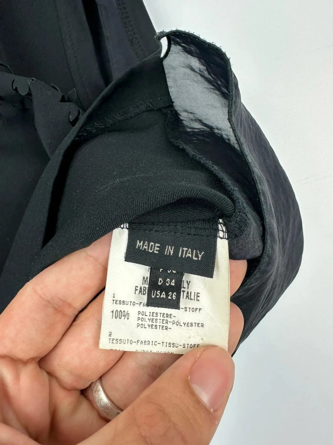 Marithé + Francois Girbaud 90’s Black Flower Laser cut Tank Top