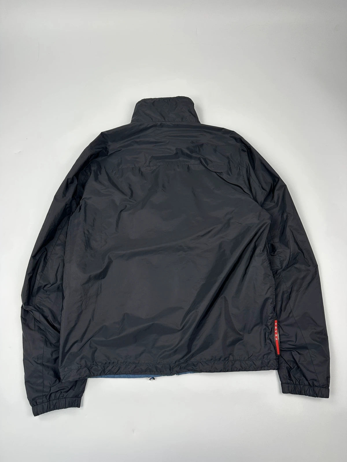 Prada Sport FW2016 Navy Blue & Black Reversible Nylon Jacket