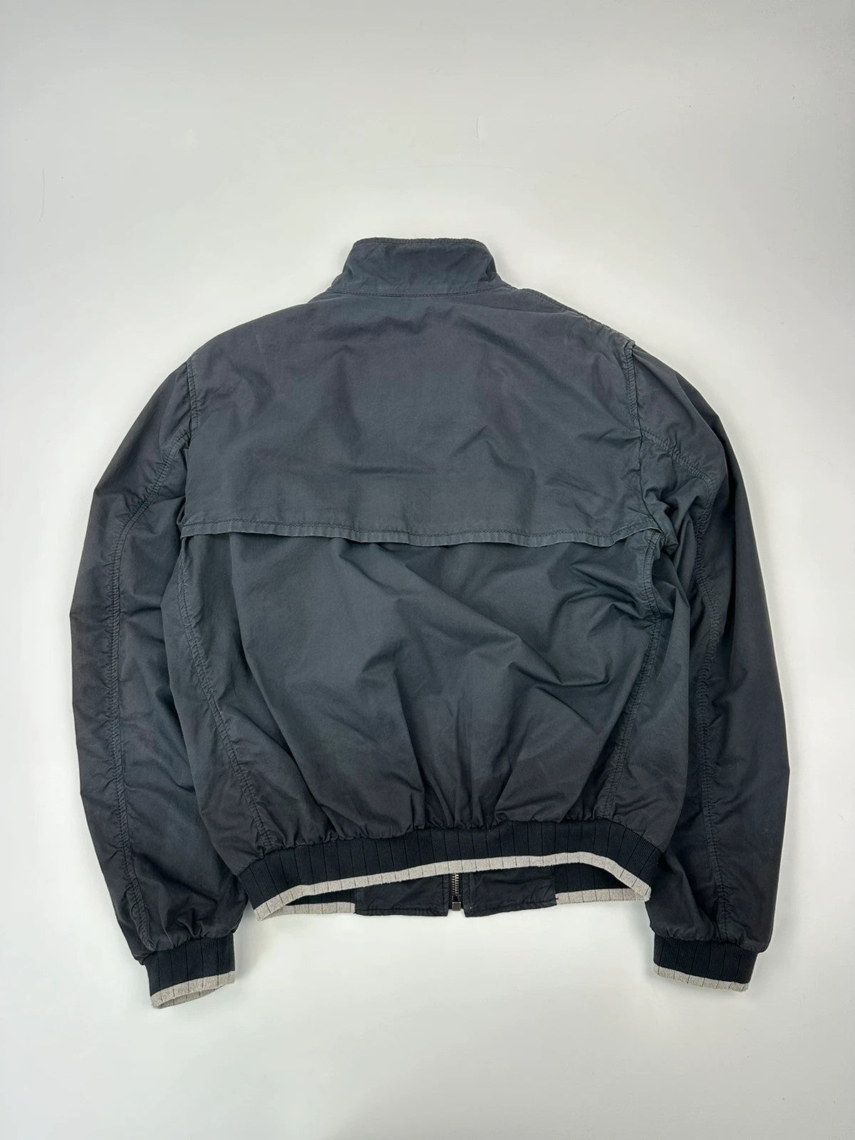 Prada Milano SS2007 Navy Blue Cotton Light Bomber Jacket