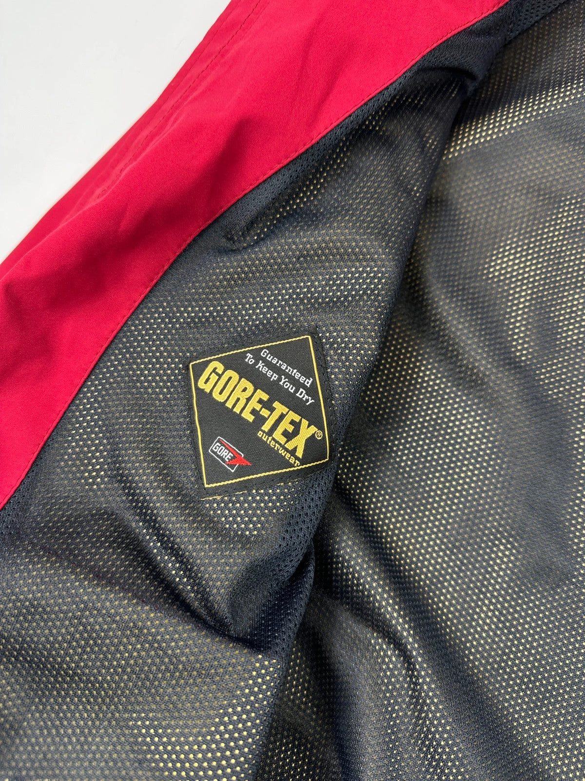 Prada Sport SS2000 Red Rose Nylon Windbreaker Nylon Bomber Jacket