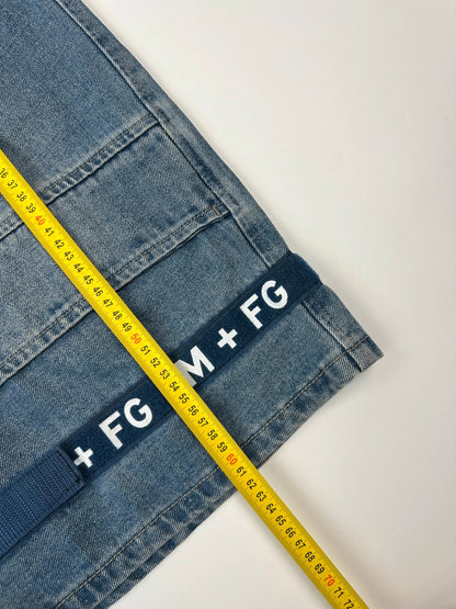 Marithé + François Girbaud early 00’s Baggy Denim Short Ajustable Sratch