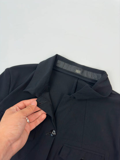 Marithé + Francois Girbaud 00’s Dark Navy Lycra Shirt Longsleeves