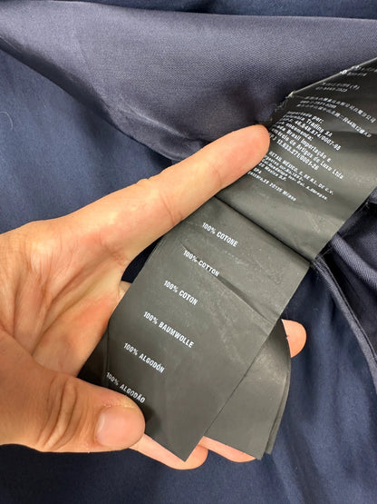 Prada Milano 00’s Navy Blue Cotton Harrington Jacket