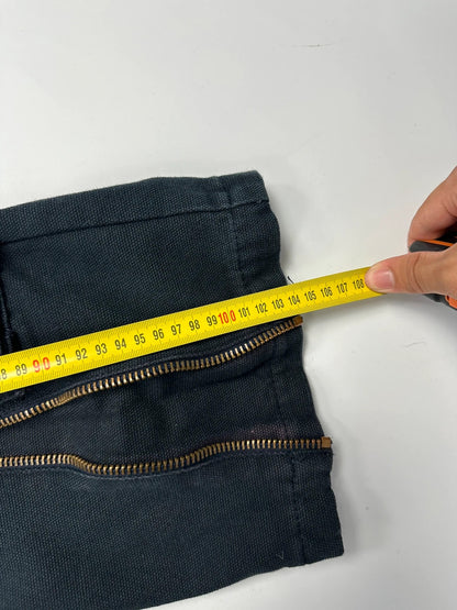 Dolce Gabbana FW2006 Heavy Thick Cargo Zip Navy Pants