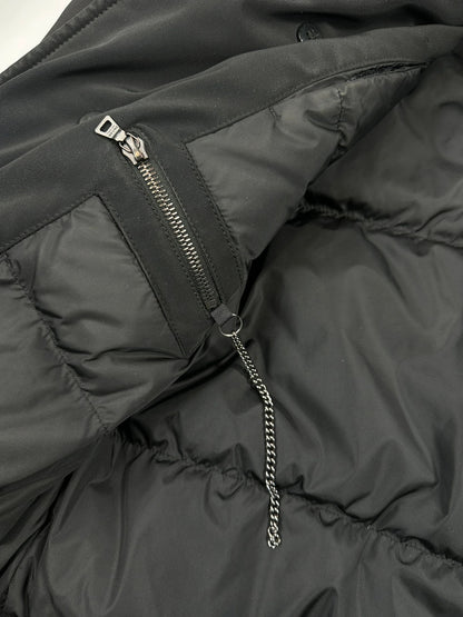 Prada Milano FW2004 Black Down Puffer Bomber Jacket