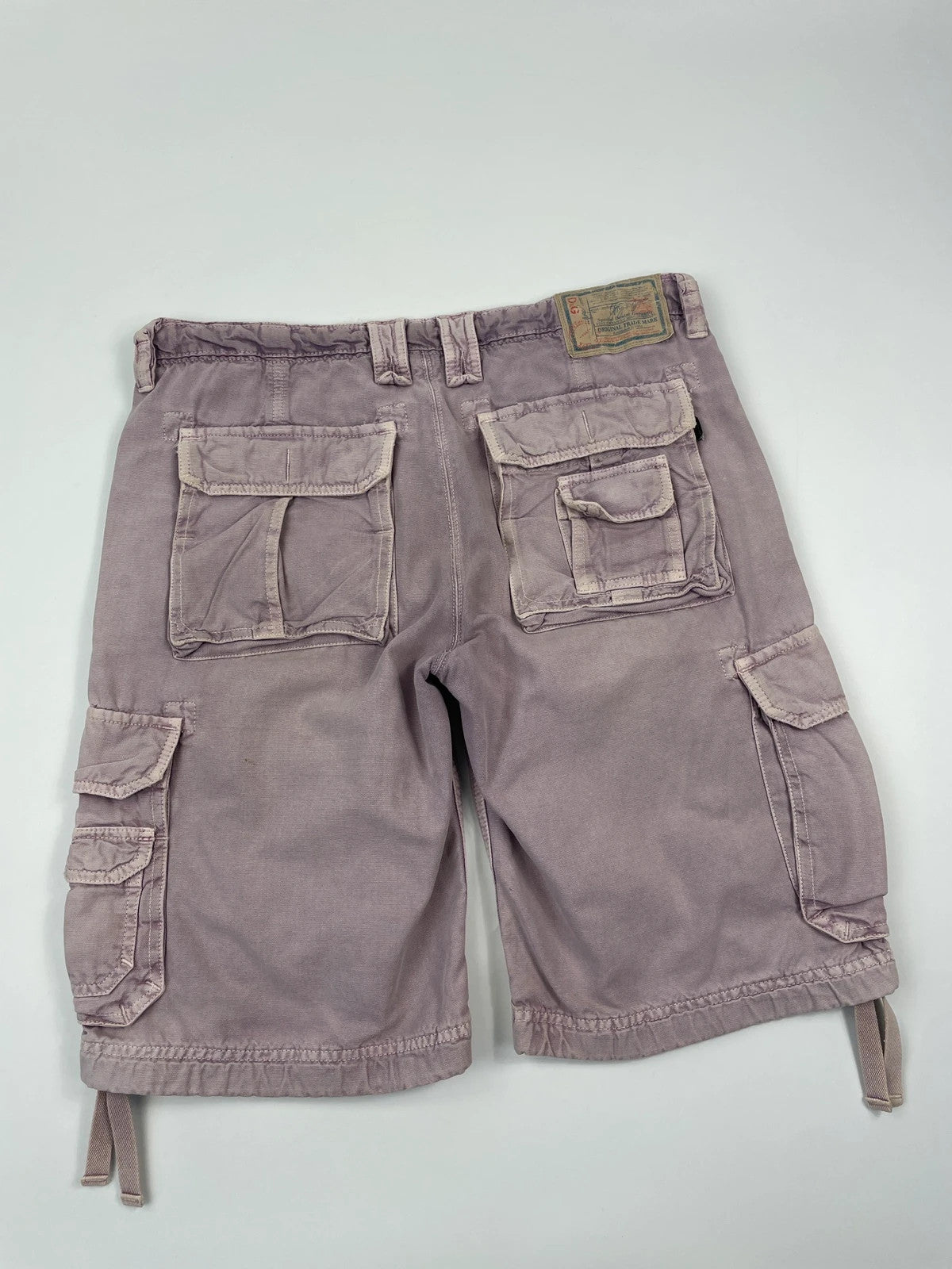 Dolce Gabbana FW2007 Military Cargo Multi Pocket Punk Faded Denim Short Jorts