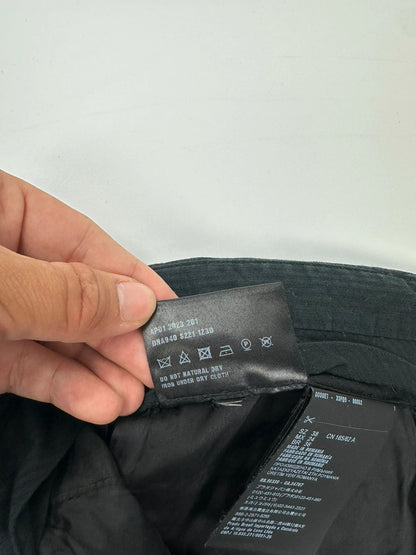 Prada Milano SS2023 Raf Simons Wool Wide Legs Grey Dress Pants Trousers