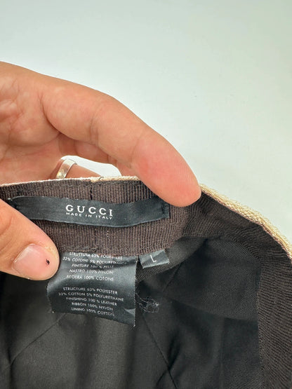 Gucci 00’s GG Monogram Pink Beige Baseball Cap