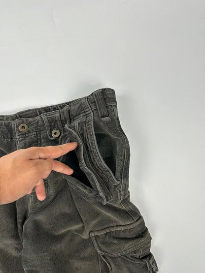 Dolce & Gabbana Khaki Cargo Corduroy Pants