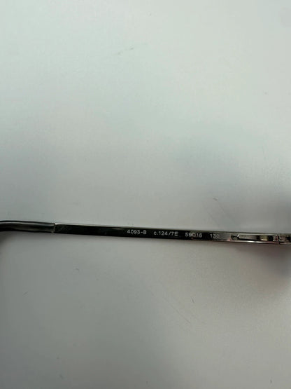 Chanel Purple Sunglasses Frame Rimless Strass