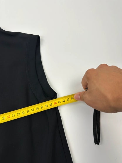 Marithé + François Girbaud 90’s Dark Navy Tech Nylon Belt Tank Top