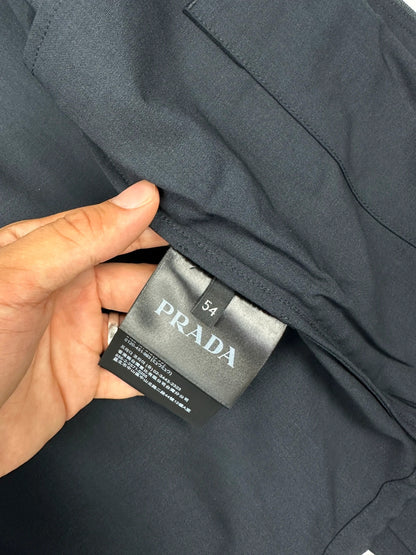 Prada Milano SS2025 Virgins Wool Light Crop Shirt Jacket