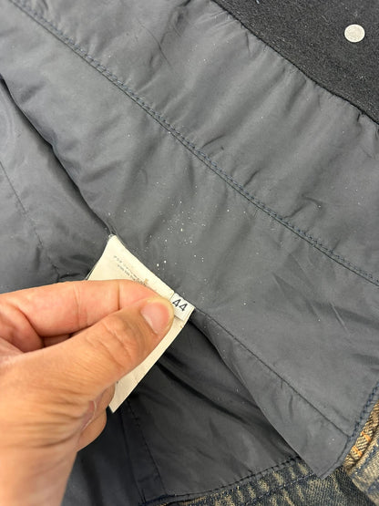 Prada Milano FW2006 Metal Chains Faded Denim Crop Jacket