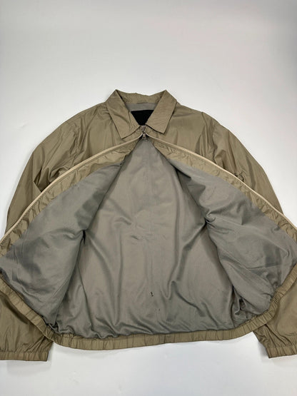 Prada Milano SS1998 Light Khaki Nylon Shirt Jacket