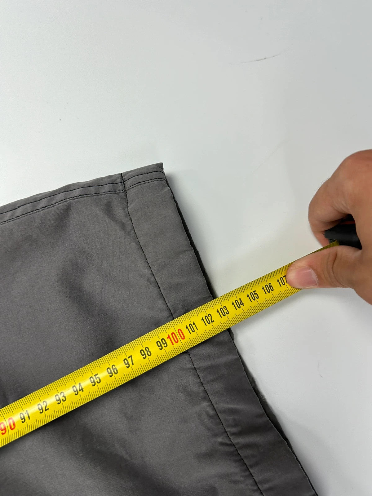 Armani Jeans 90’s Double Knee Grey Parachute Pants