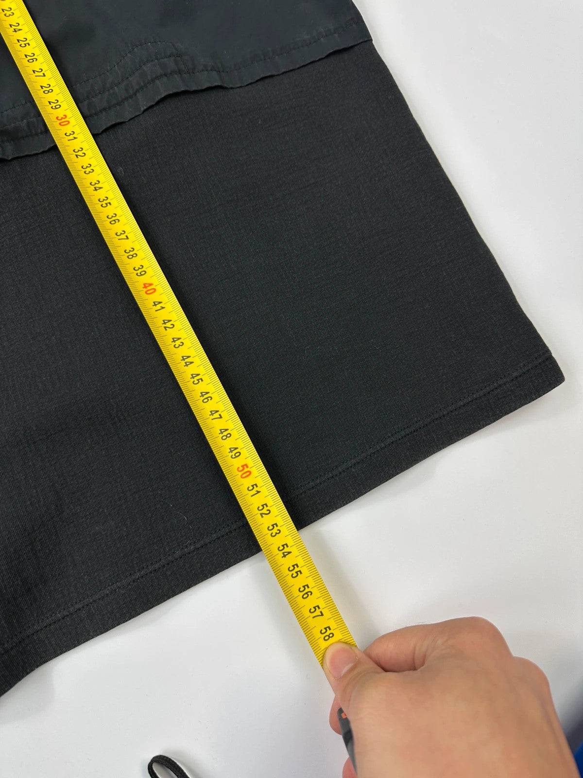 Prada Milano SS2015 Black Cottons & Nylon Crop Top Tee